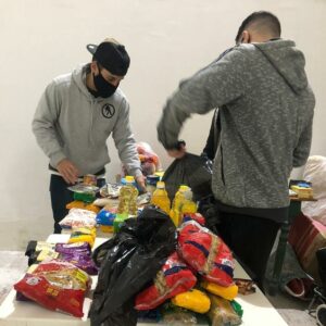 clasificación de donaciones, caminantes